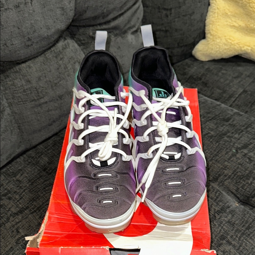 Purple and White Sneakers